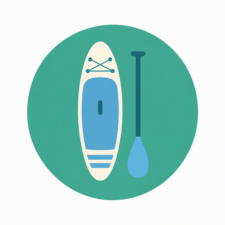 Inflatable Paddleboards category icon illustration