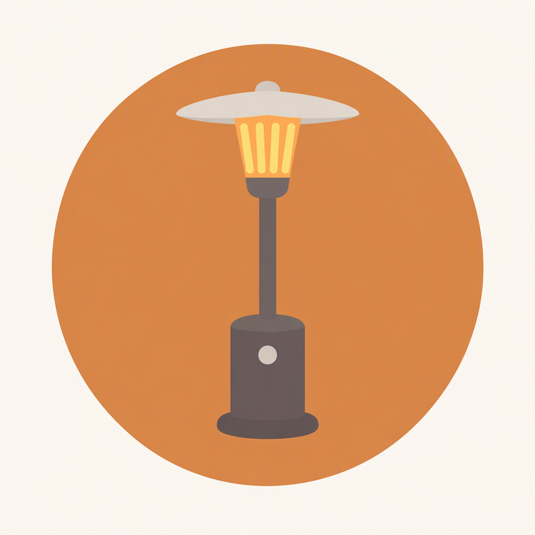 Patio Heaters category icon illustration