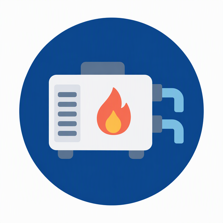 Gas category icon illustration
