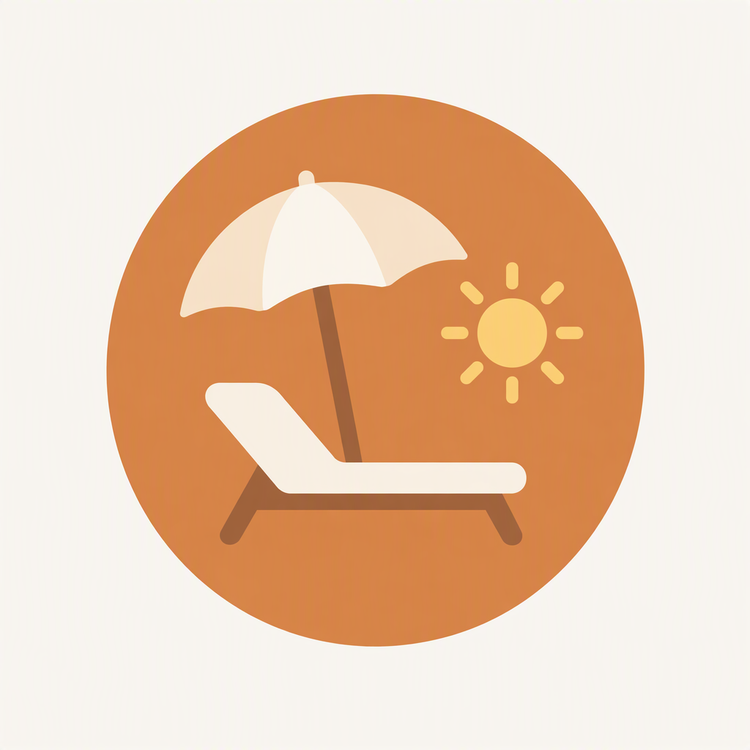 Outdoor and Leisure category icon illustration