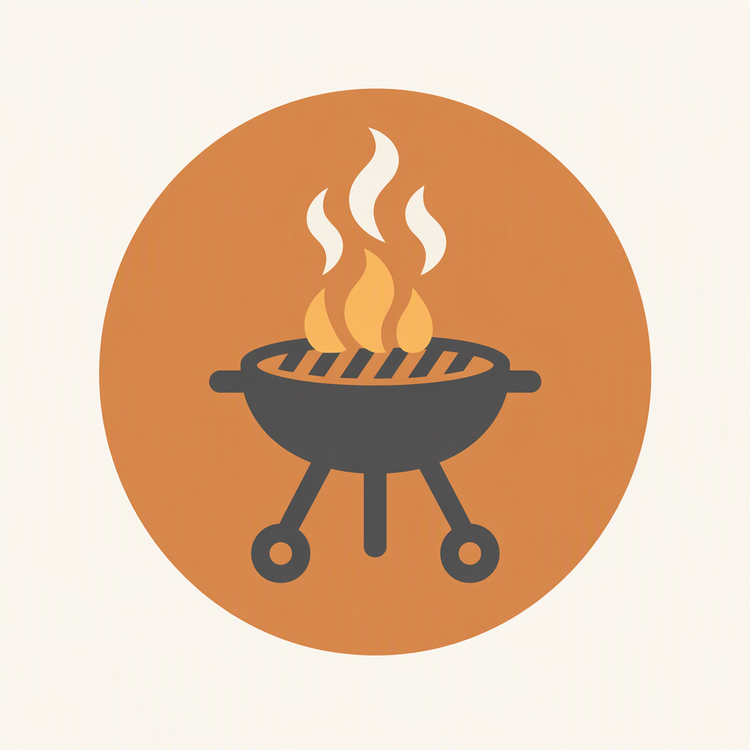 Grills and Smokers category icon illustration