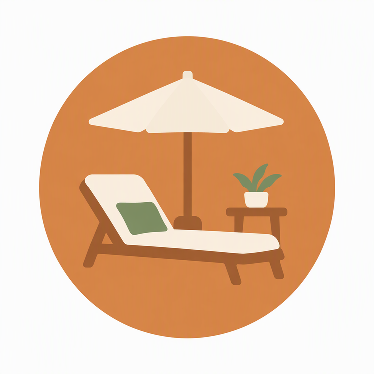 Backyard and Patio category icon illustration