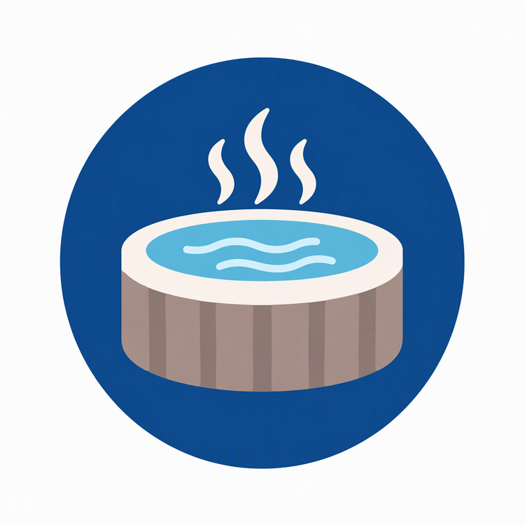 Spa and Hot Tubs category icon illustration
