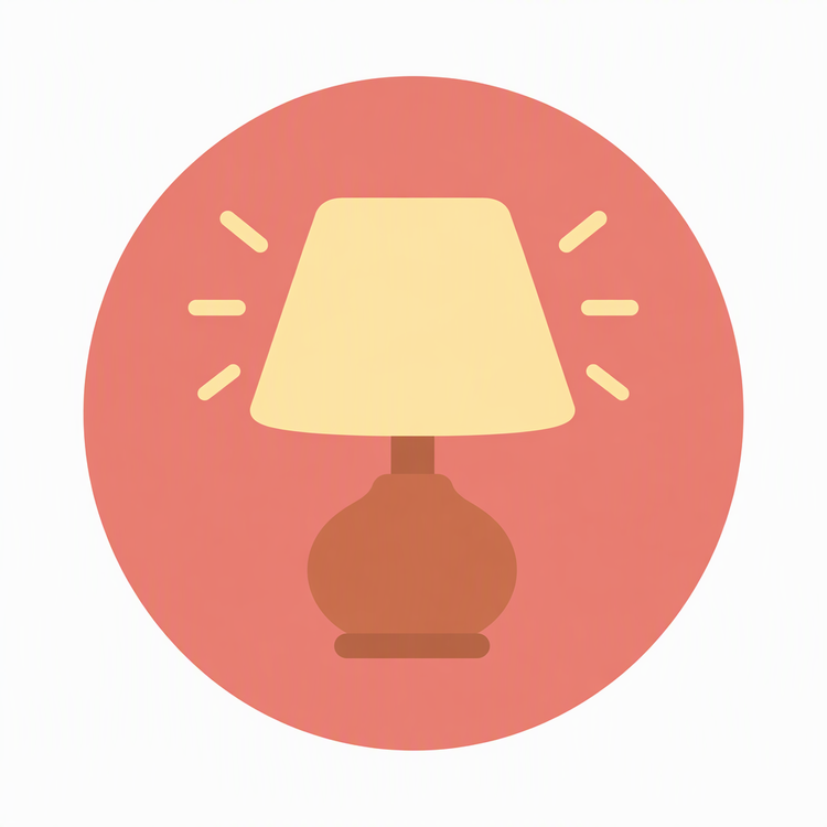 Lighting category icon illustration