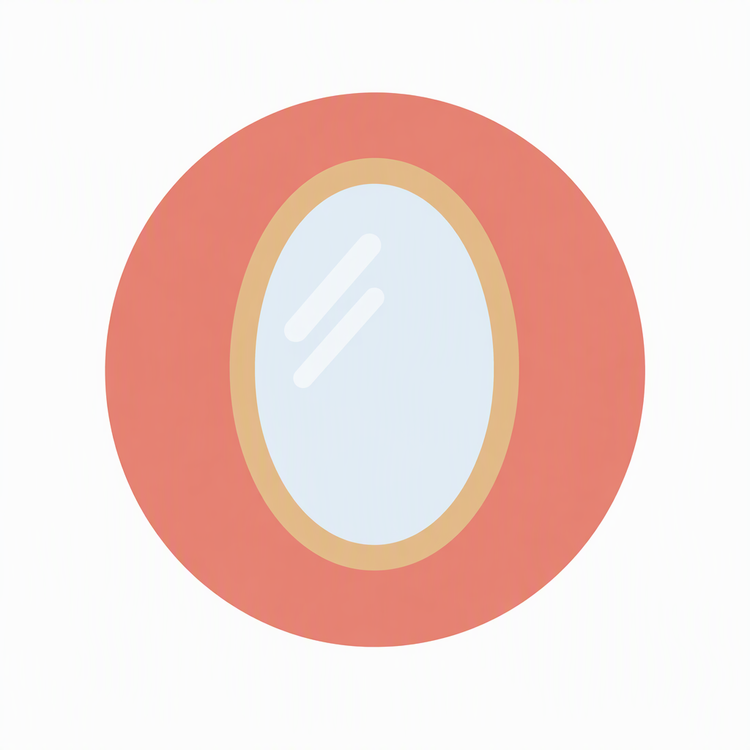 Mirrors category icon illustration