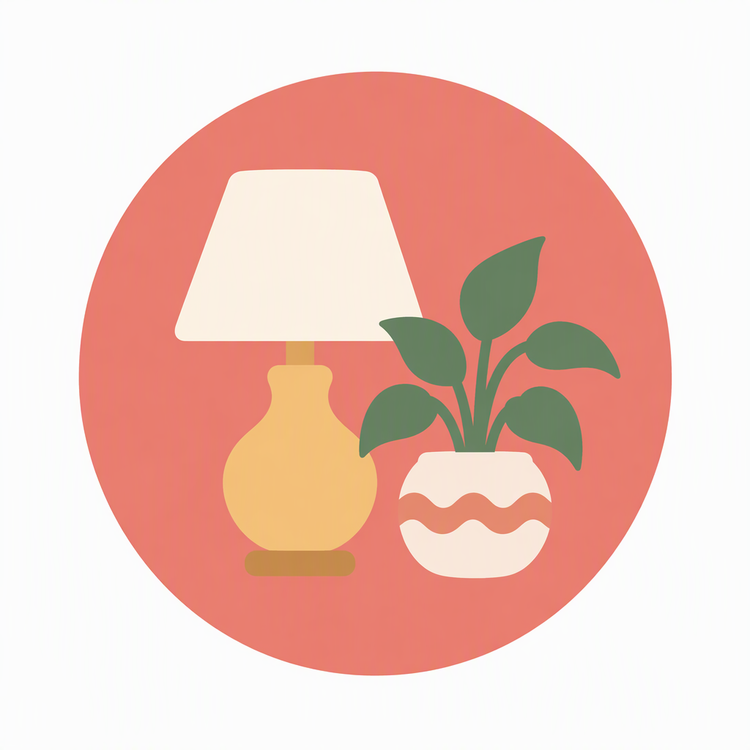 Home and Decor category icon illustration