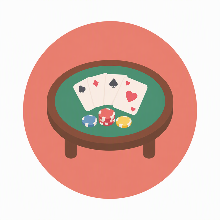 Poker Tables category icon illustration