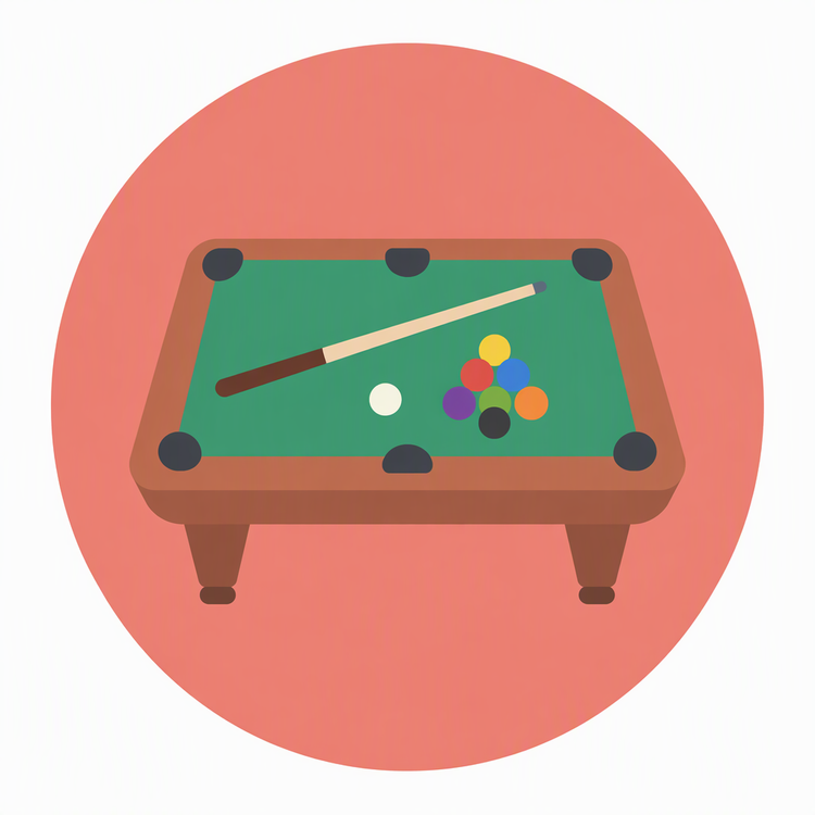 Pool Tables category icon illustration