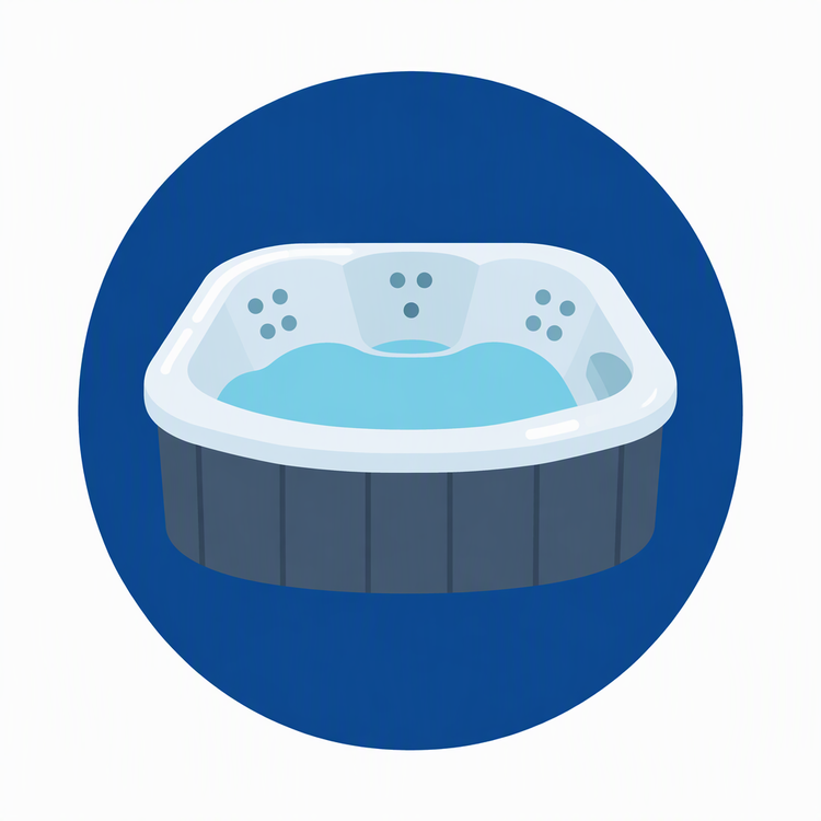 Acrylic category icon illustration