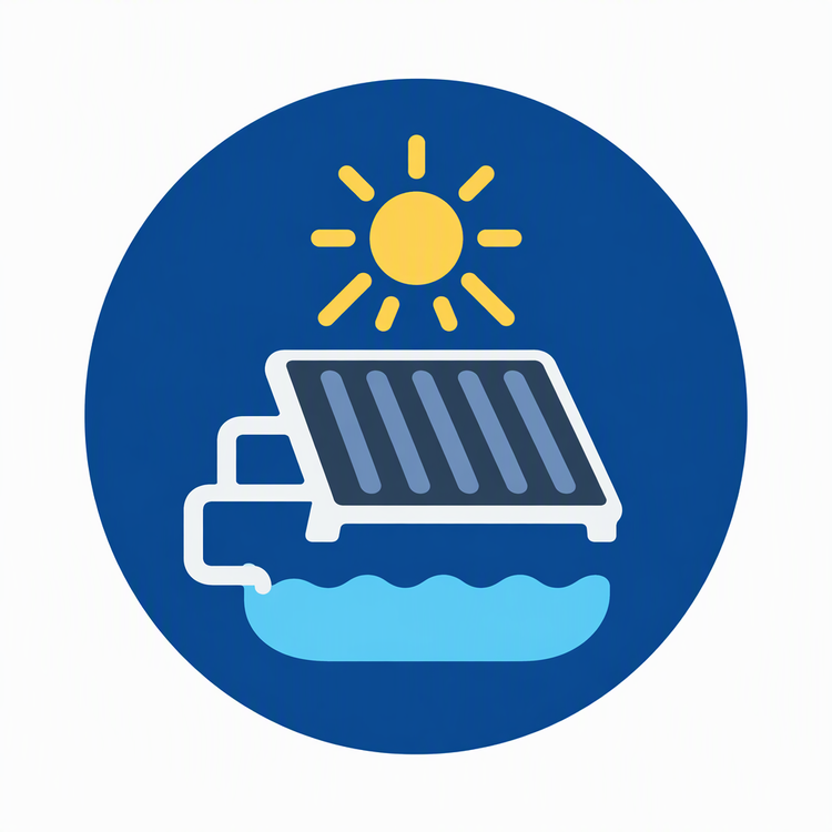 Solar category icon illustration