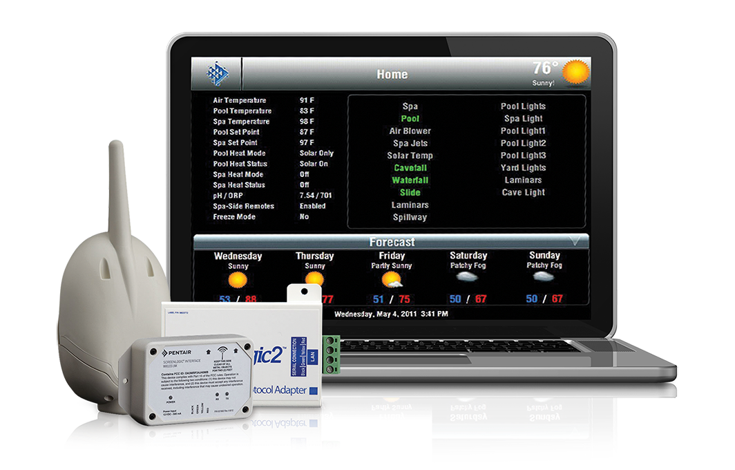 Pentair ScreenLogic2 Interface