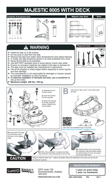 InnovaPlas manufacturer step-cup installation photos and underside placement illustration