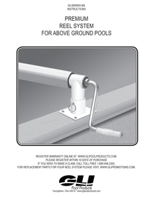 GLI Whirlwind manufacturer above-ground reel mounting detail