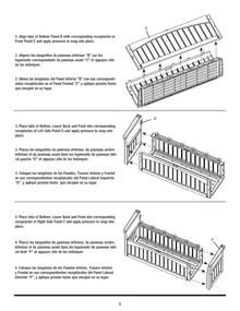 Suncast PB6700 patio storage bench seat and back assembly