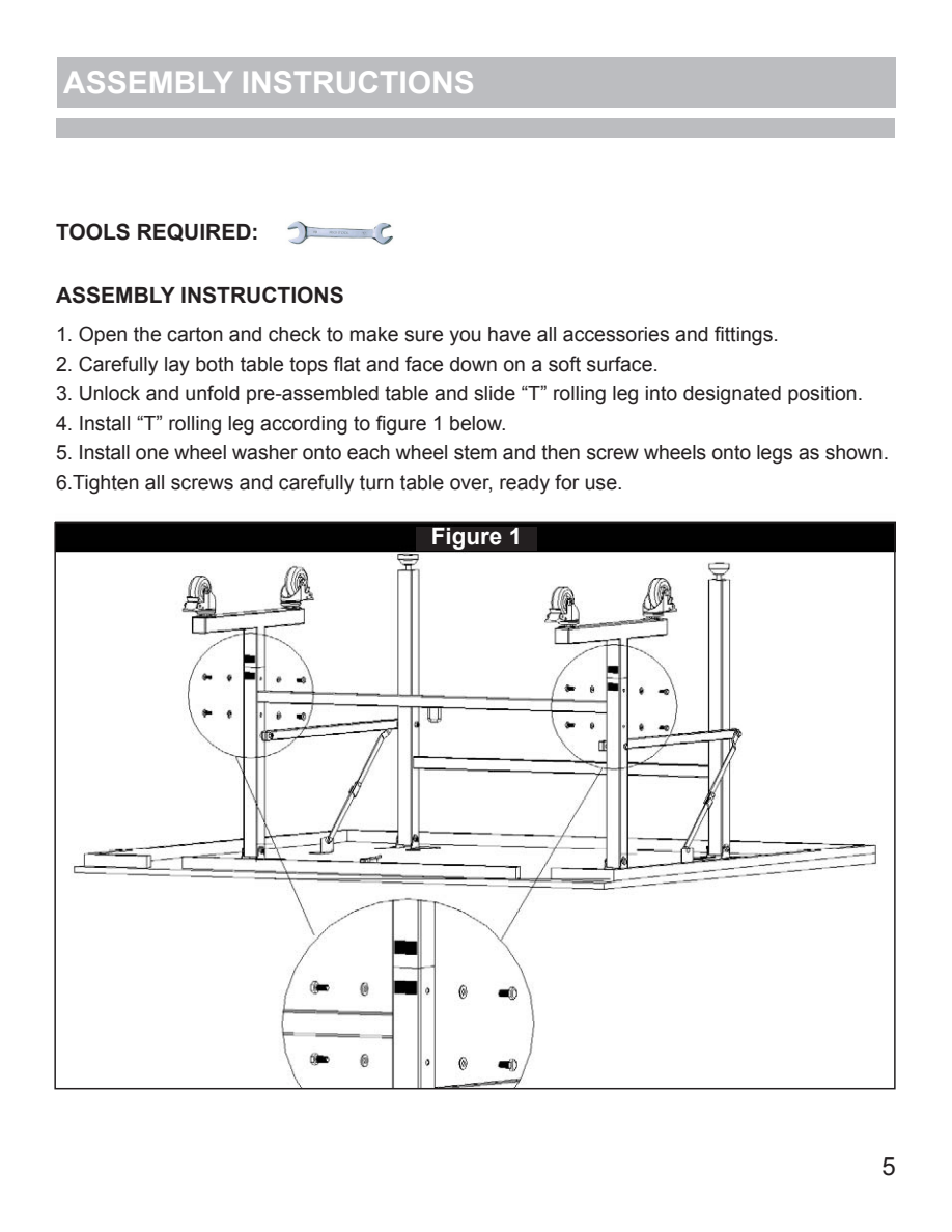 Carmelli Back Stop NG2310P3 - manufacturer assembly diagram