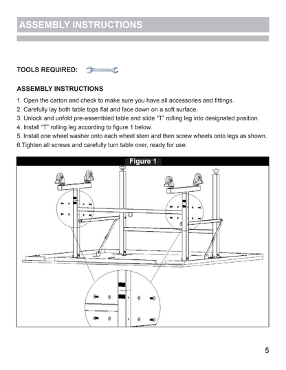 Carmelli Back Stop NG2310P3 - manufacturer assembly diagram