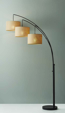 Adesso Trinity 4238-26 three-light arc lamp - manufacturer studio view