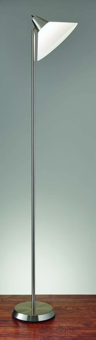 Adesso Swivel 3677-22 floor lamp - tilted shade position