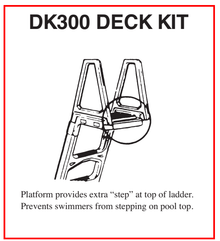 Confer DK300 deck kit - manufacturer diagram showing platform placement
