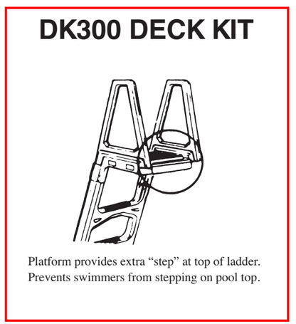 Confer DK300 deck kit - manufacturer diagram showing platform placement