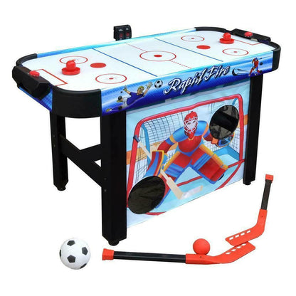 Blue Wave Rapid Fire 42-in 3-in-1 Air Hockey Multi-Game Table