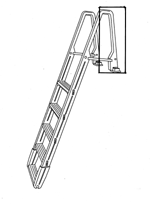 Confer Plastics Confer CK7100 Conversion Kit for Model 7100B ladder