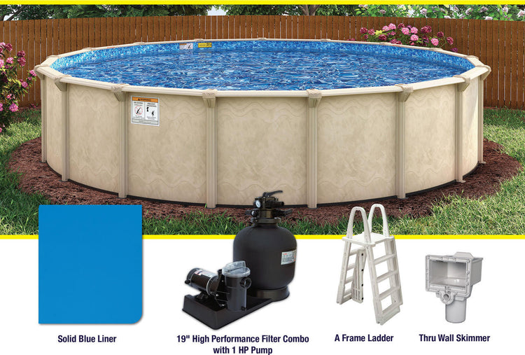 Embassy Pool Co Centennial 24' Round Pool Package