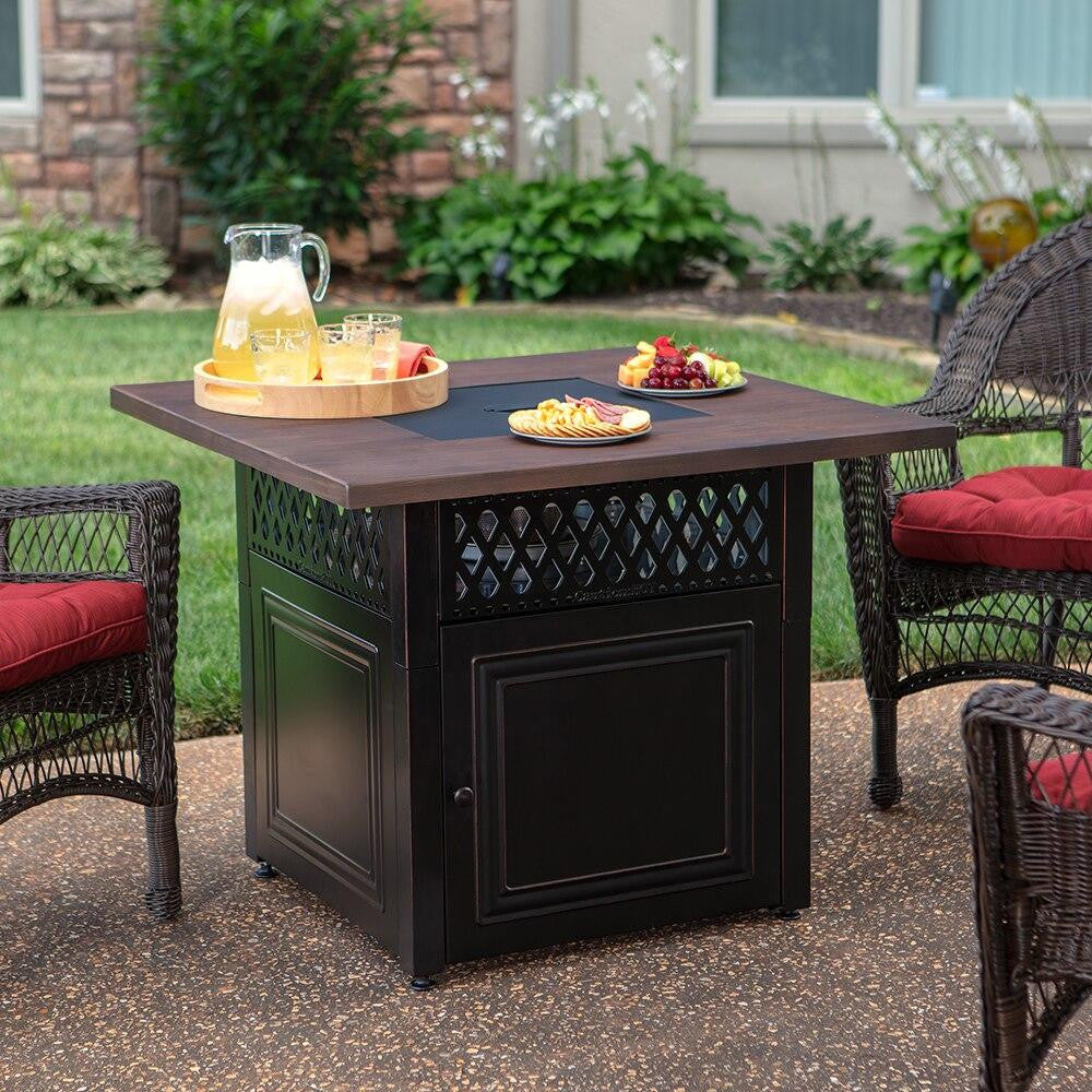 Endless Summer Endless Summer Donovan LP Gas Outdoor Fire Pit with DualHeat Technology