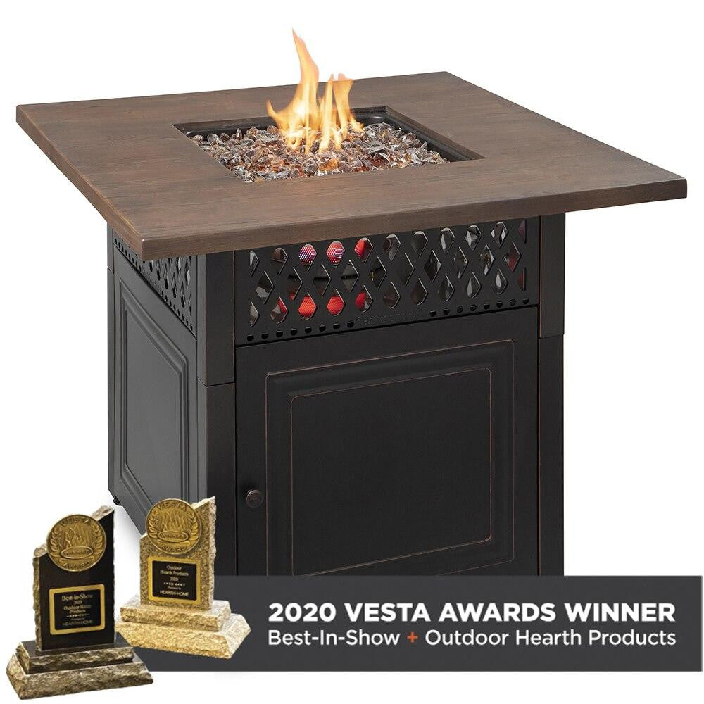 Endless Summer Endless Summer Donovan LP Gas Outdoor Fire Pit with DualHeat Technology