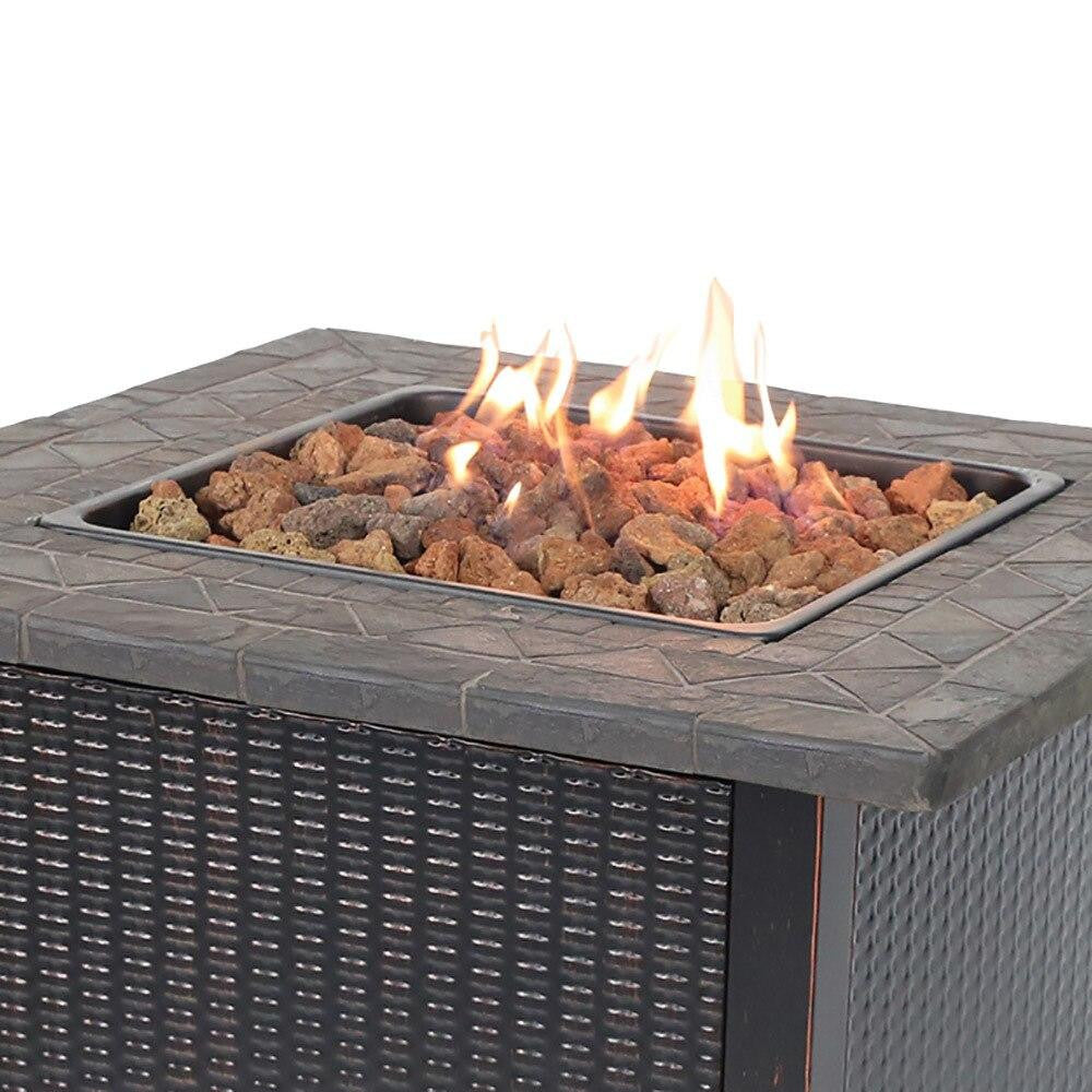 Endless Summer Endless Summer LP Gas Outdoor Fire Pit with Resin Mantel