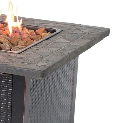 Endless Summer Endless Summer LP Gas Outdoor Fire Pit with Resin Mantel