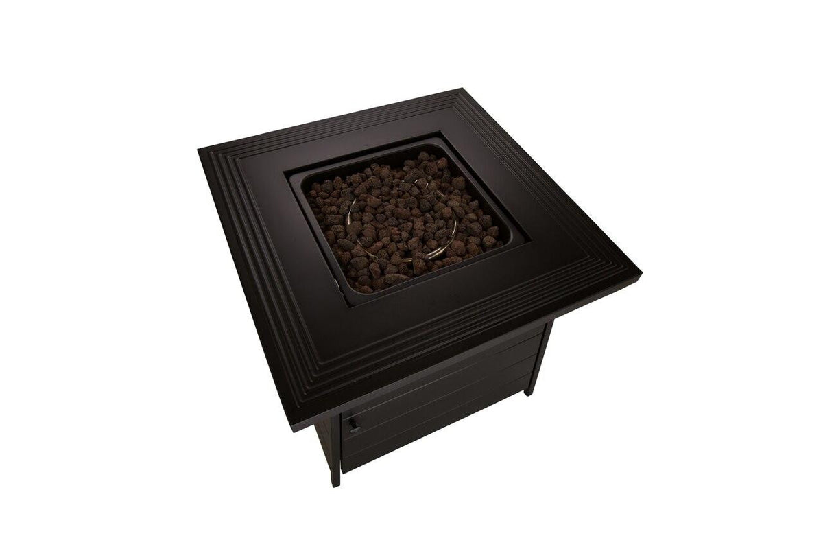 Endless Summer The Anderson LP Gas Fire Pit 28 Steel Mantel