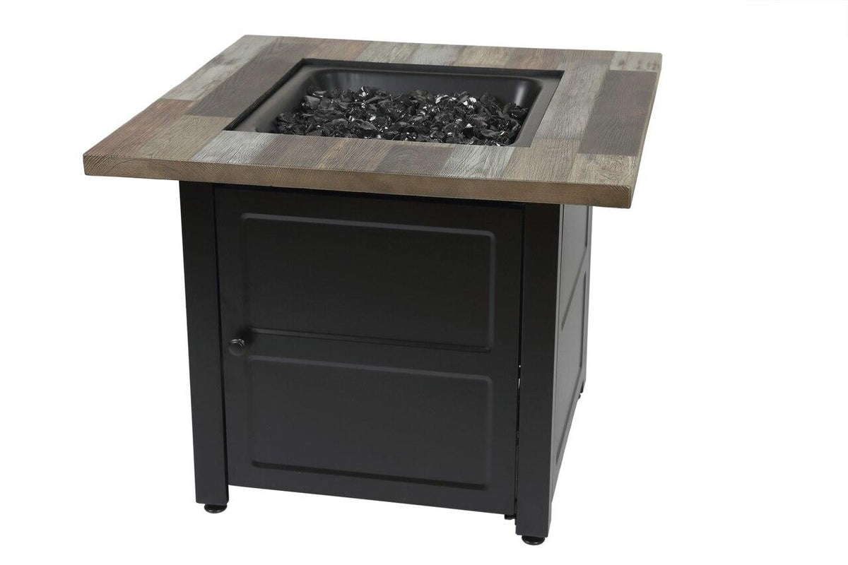 Endless Summer The Cayden 30 LP Gas Outdoor Fire Pit with Printed Resin Mantel