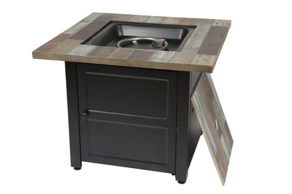 Endless Summer The Cayden 30 LP Gas Outdoor Fire Pit with Printed Resin Mantel