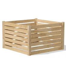 FastFurnishings 308 Gallon Cedar Wood Compost Bin Outdoor Garden 41 Cubic Feet - Made in USA