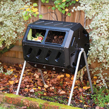 FastFurnishings 37-Gallon Tumbling Compost Bin Tumbler Composter - 5 Cu. Ft.