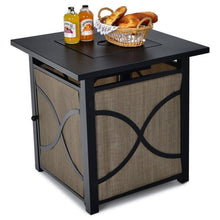 FastFurnishings 40,000 BTU Portable LP Gas Propane Fire Pit Table