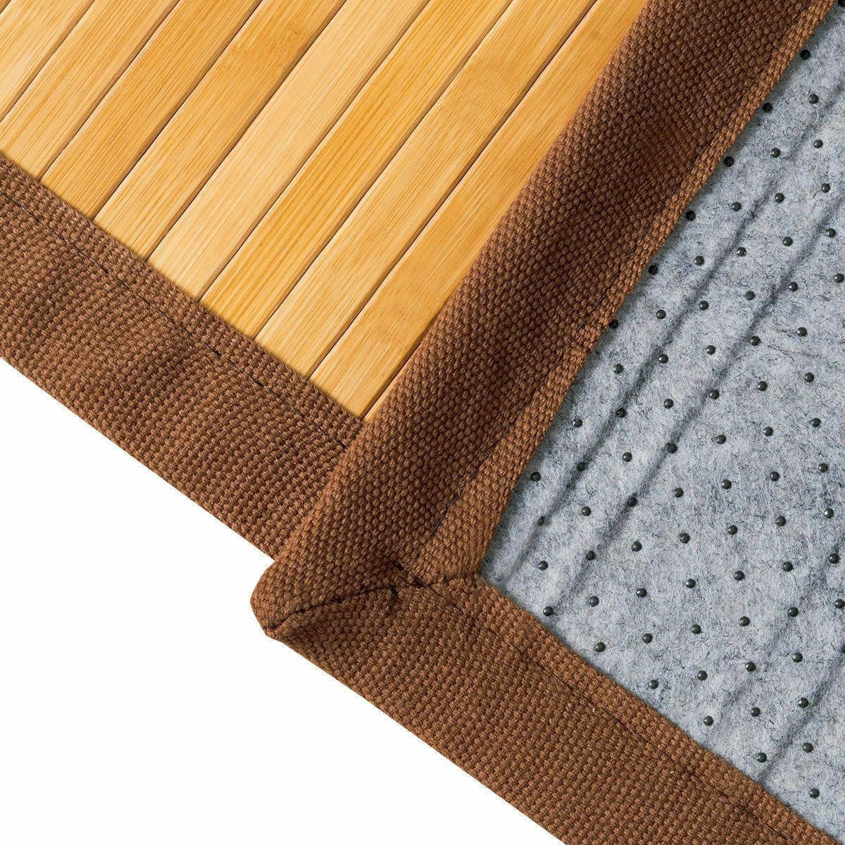 FastFurnishings 5' x 8' Indoor/Outdoor 100% Bamboo Area Rug Floor Carpet