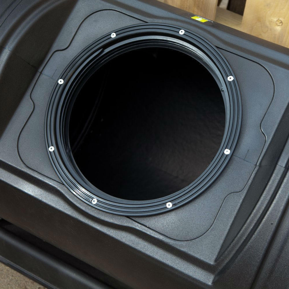 FastFurnishings 52-Gallon Compost Bin Tumbler Composter - 7 Cu. Ft.