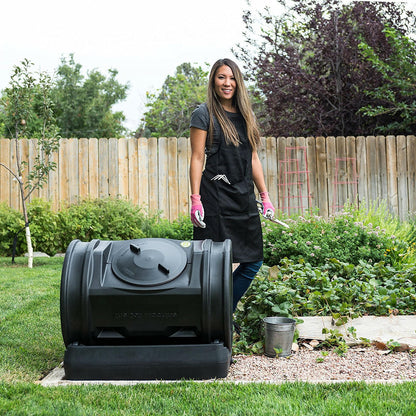 FastFurnishings 52-Gallon Compost Bin Tumbler Composter - 7 Cu. Ft.