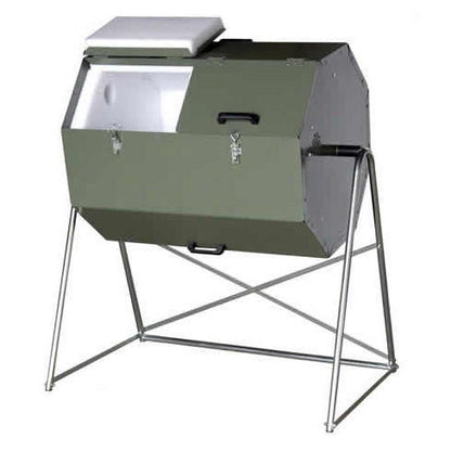 FastFurnishings 70 Gallon Tumbling Compost Bin Tumbler