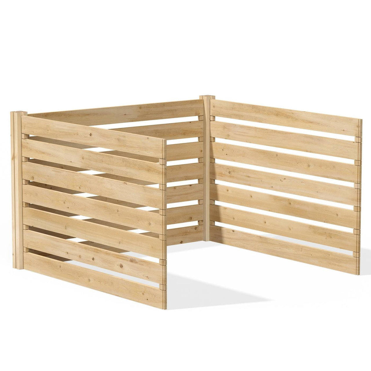 FastFurnishings Add on Kit for 308 Gallon Cedar Wood Compost Bin - Made in the USA