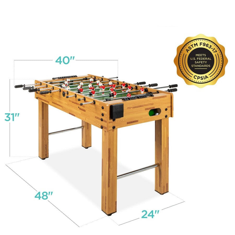 FastFurnishings Competition Arcade Waist Height Foosball Table