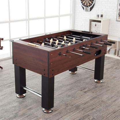 FastFurnishings Game Time 55-inch Foosball Table with 4 Soccer Balls