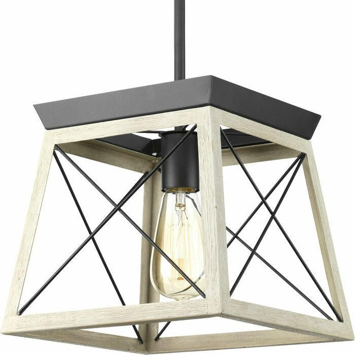 FastFurnishings Graphite Dimmable Farm Home Light Lantern Geometric Chandelier