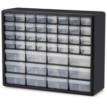 FastFurnishings Hardware Craft Fishing Garage Storage Cabinet in Black with Drawers
