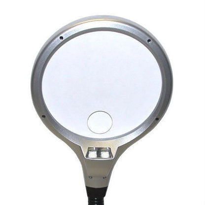 FastFurnishings LED Illuminated 2X Magnifying Glass / Desk Lamp