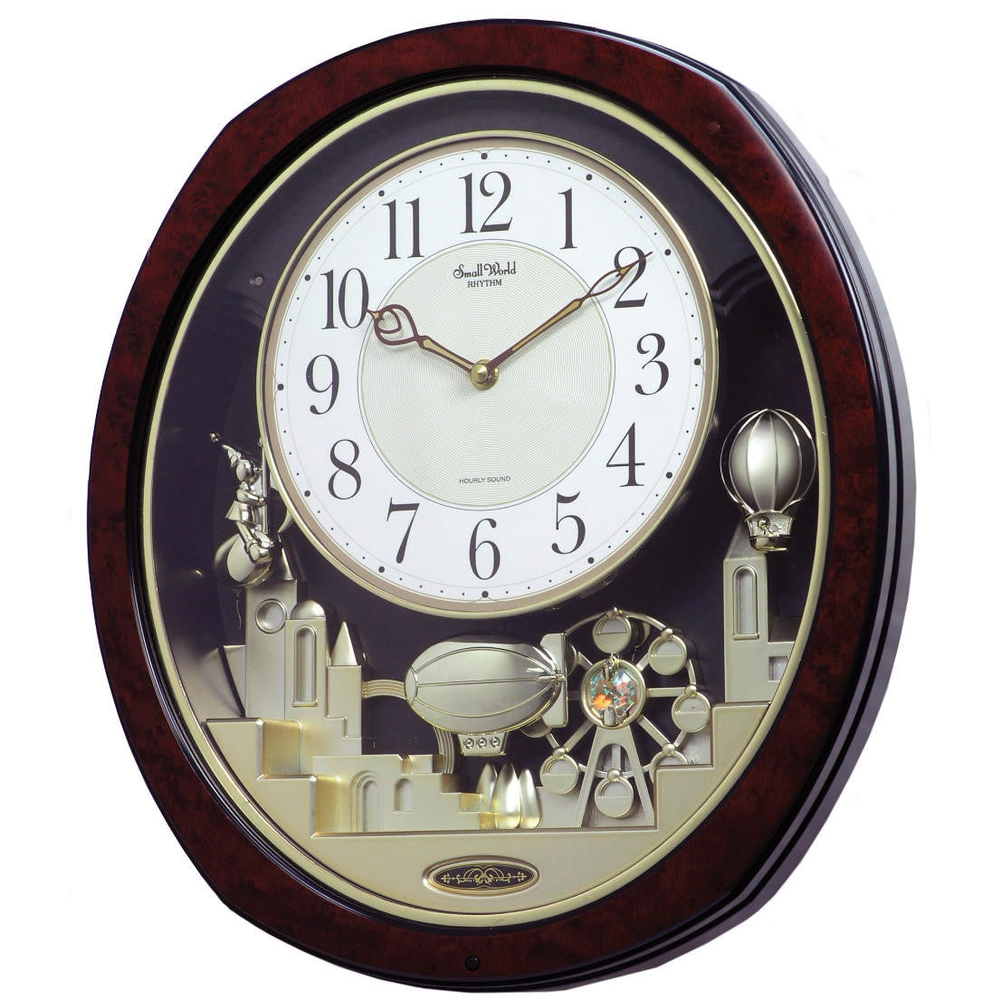 FastFurnishings Melodies Wall Clock - Plays Hymns and Christmas Songs