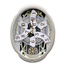 FastFurnishings Moving Face Pendulum Wall Clock - Plays Melodies Every Hour