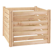 FastFurnishings Outdoor 174-Gallon Wooden Compost Bin made from Eco-Friendly Cedar Wood